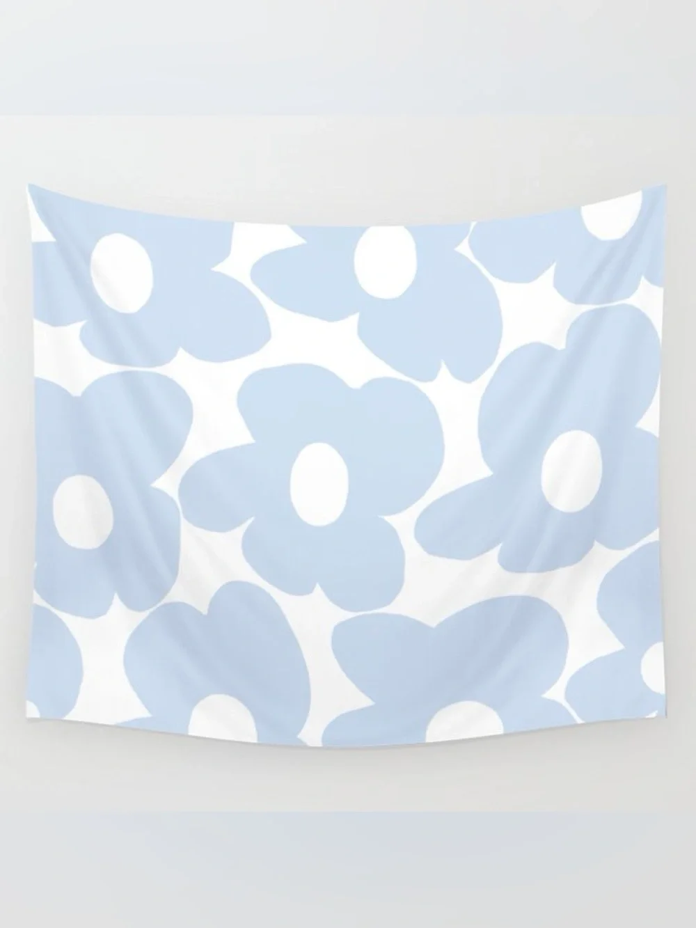 Society6 blue retro